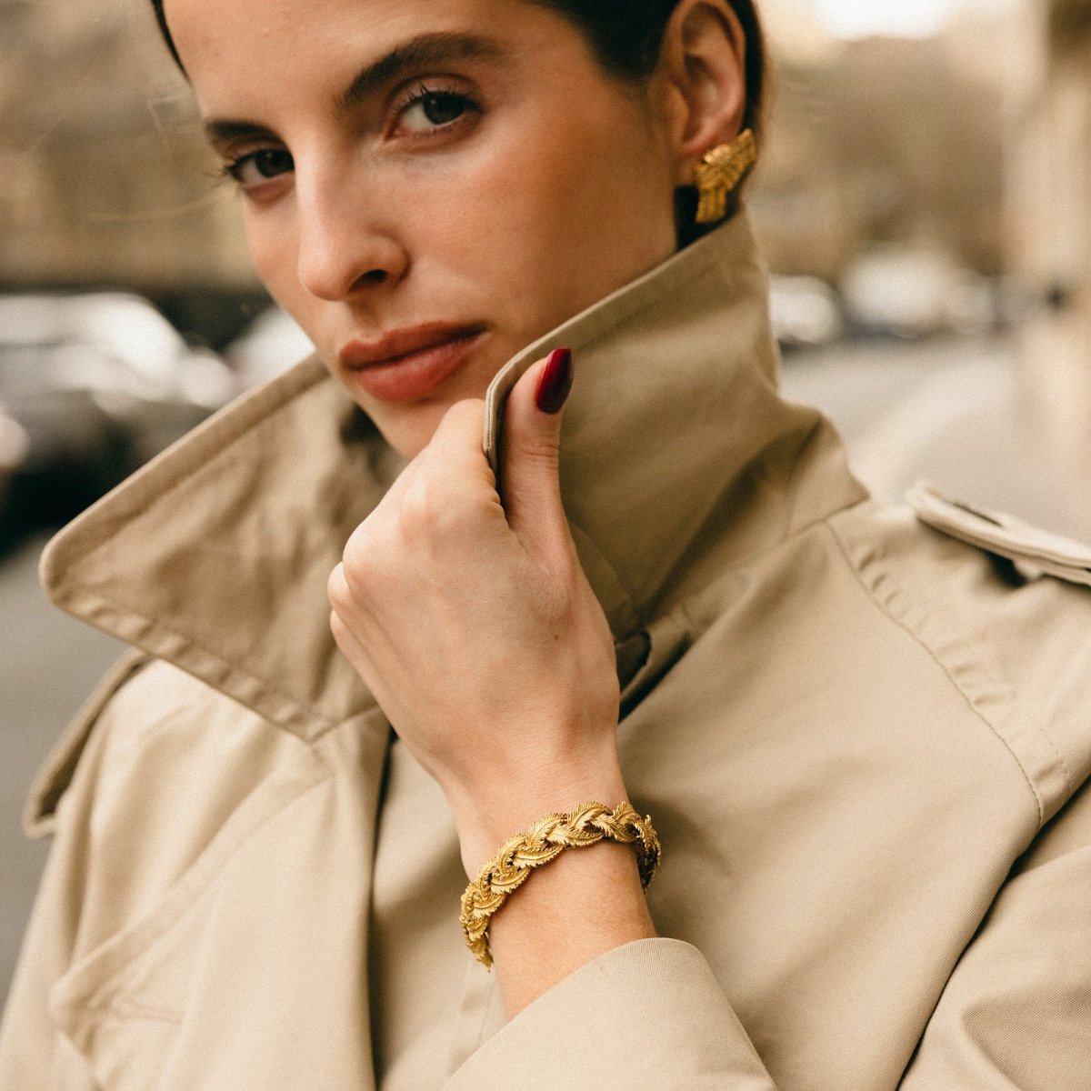 Bracelet Souple VAN CLEEF & ARPELS en or jaune - Castafiore