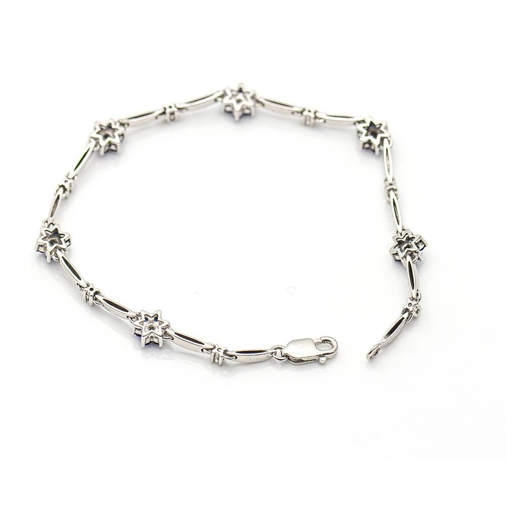Bracelet SPRING avec saphirs et diamants - Castafiore