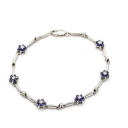 Bracelet SPRING avec saphirs et diamants - Castafiore