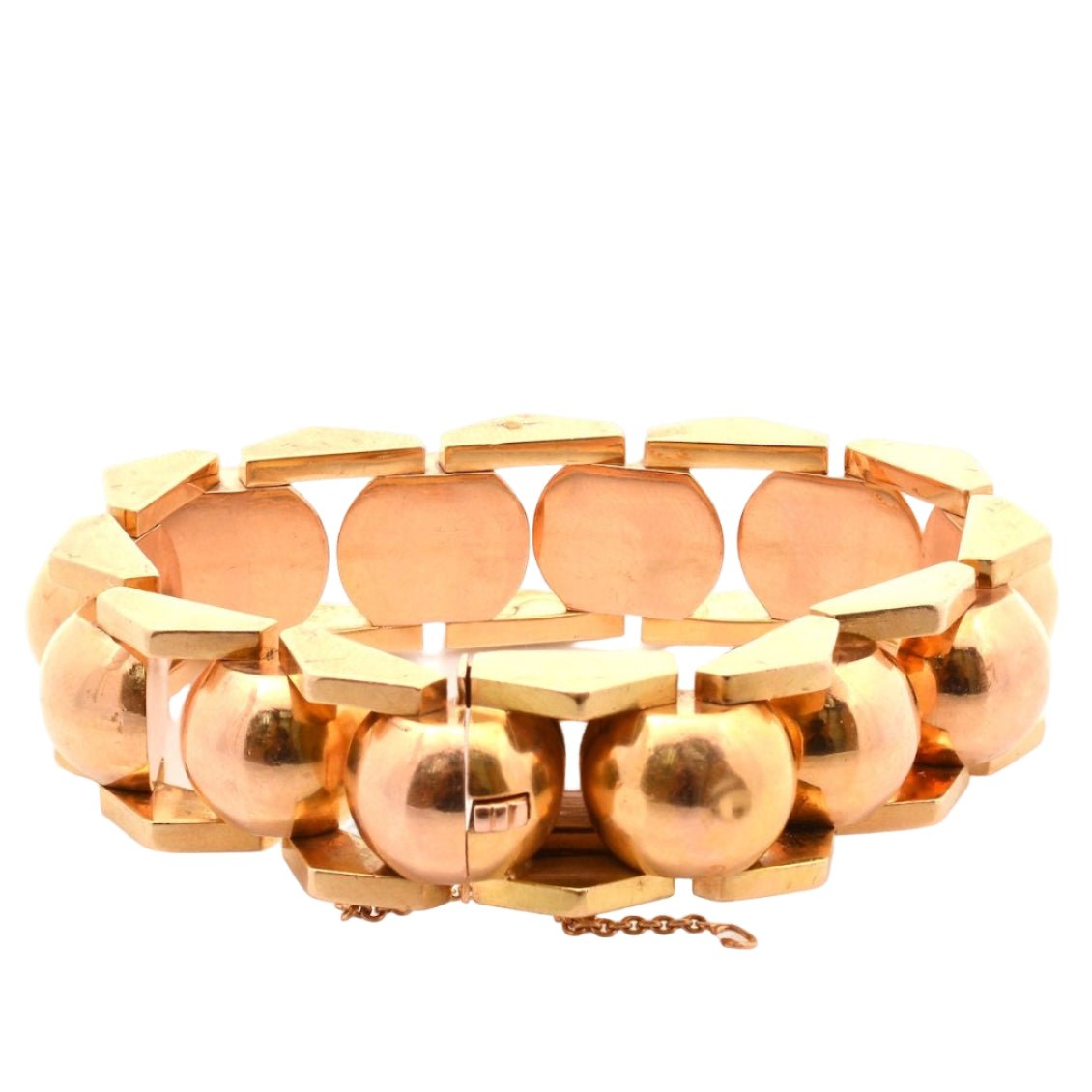 Bracelet Tank en or jaune - Castafiore