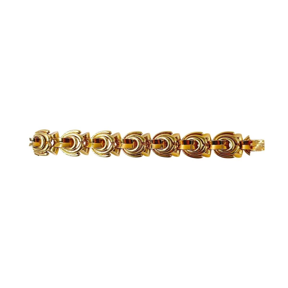 Bracelet Tank en or jaune - Castafiore