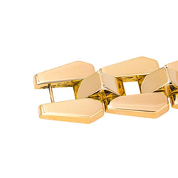 Bracelet Tank en or jaune - Castafiore