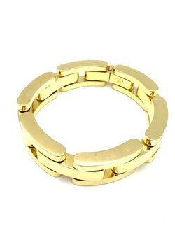 Bracelet Tank en or jaune et saphir - Castafiore