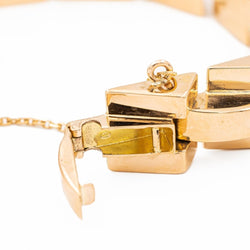 Bracelet Tank en or rose - Castafiore