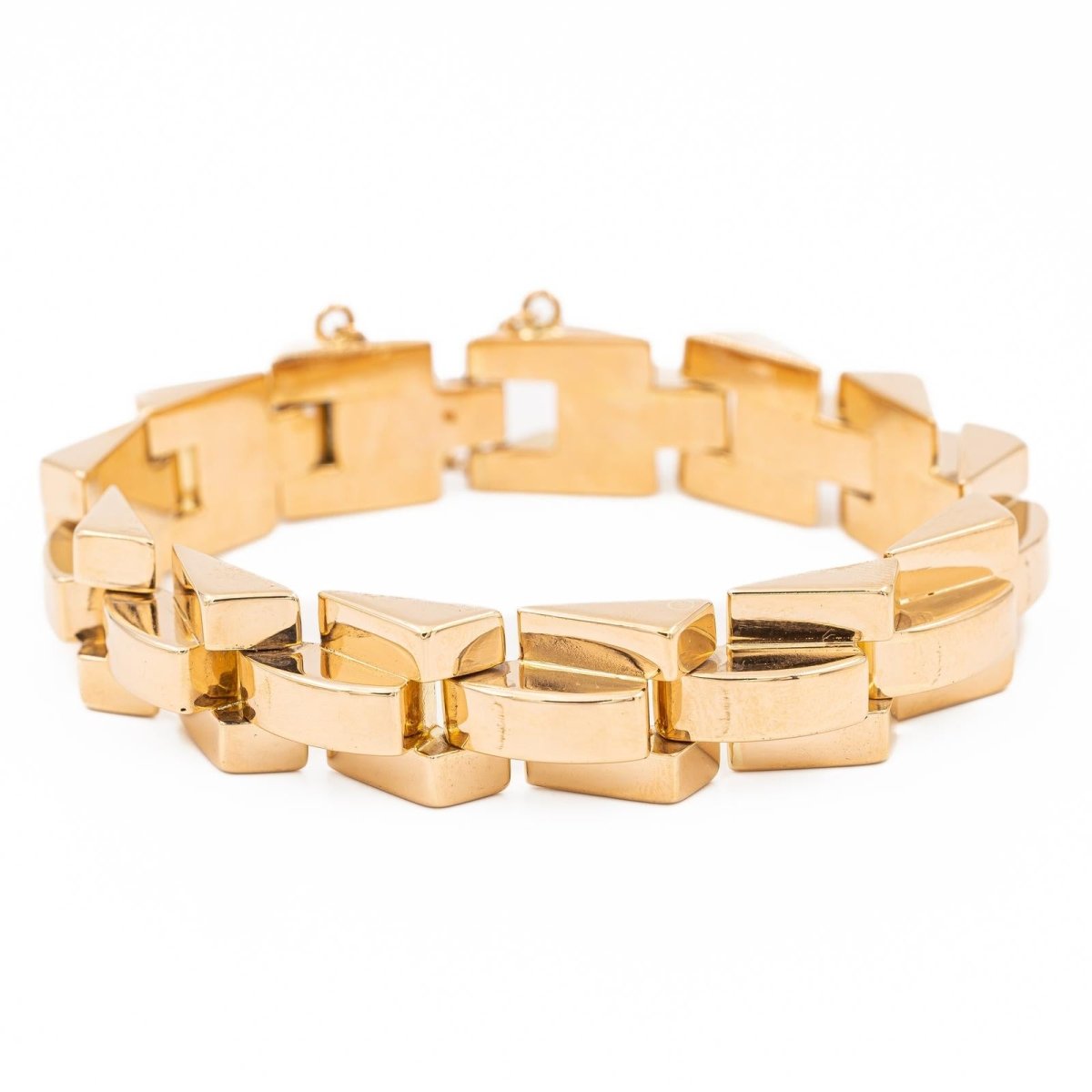 Bracelet Tank en or rose - Castafiore