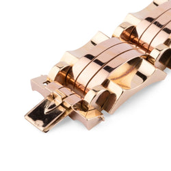 Bracelet tank or jaune et rose - Castafiore