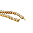 Bracelet Tennis en or jaune et diamants - Castafiore