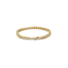 Bracelet Tennis en or jaune et diamants - Castafiore