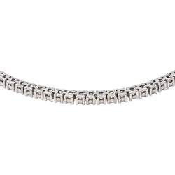 Bracelet Tennis Or blanc Diamant - Castafiore