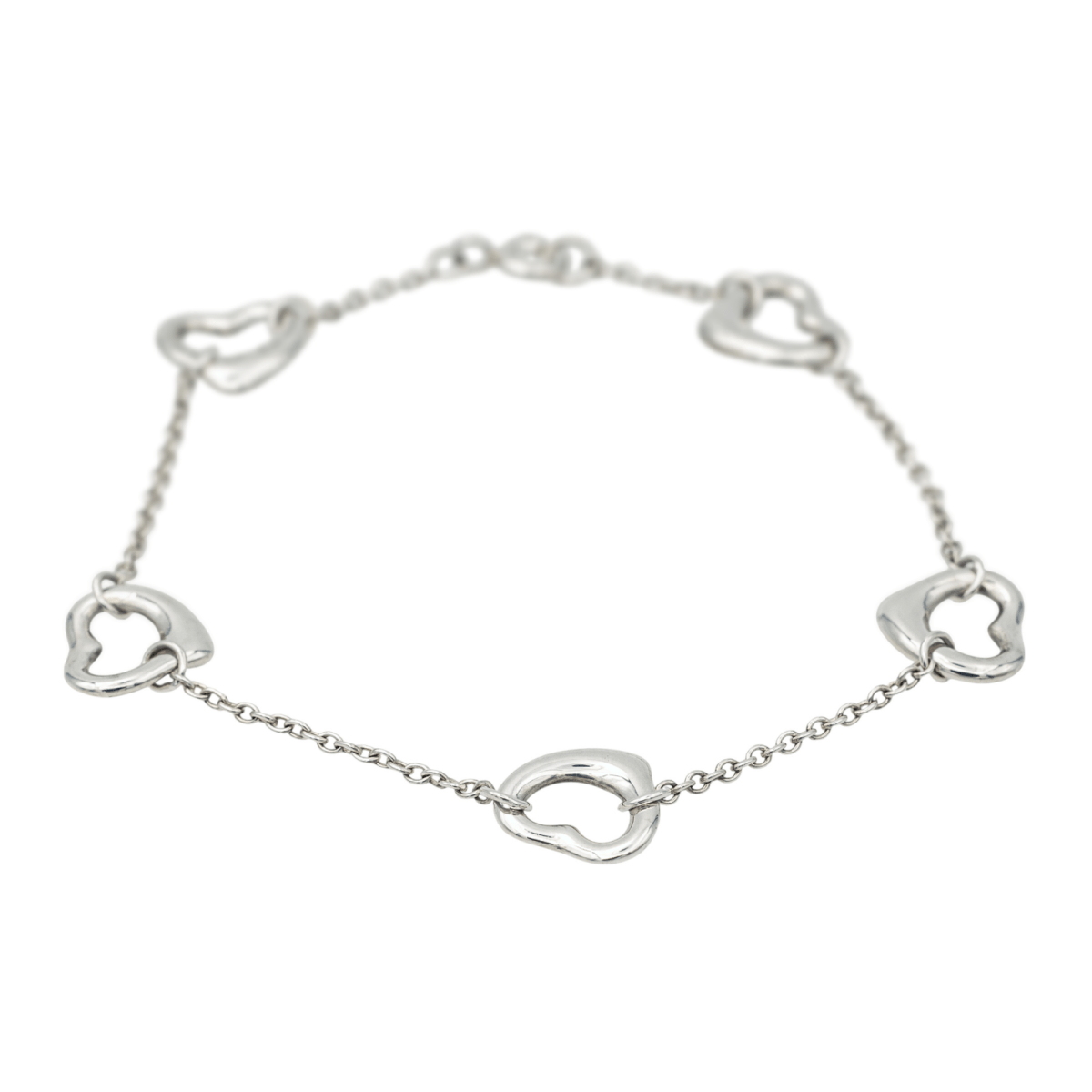 Bracelet TIFFANY & CO "Coeur Open heart" en Argent - Castafiore