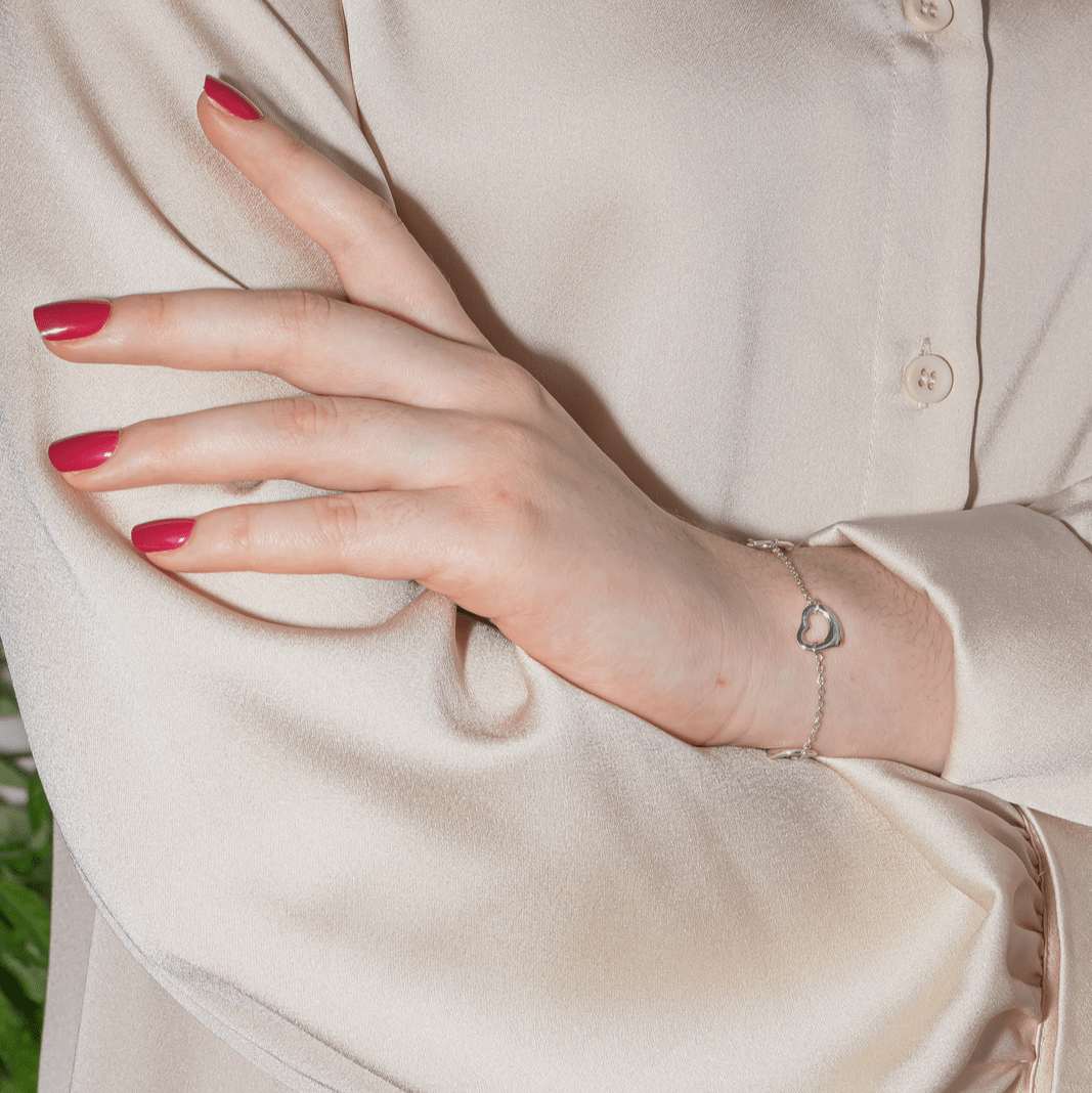 Bracelet TIFFANY & CO "Coeur Open heart" en Argent - Castafiore