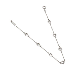 Bracelet TIFFANY & CO "Diamonds by the Yard" en platine et diamants - Castafiore