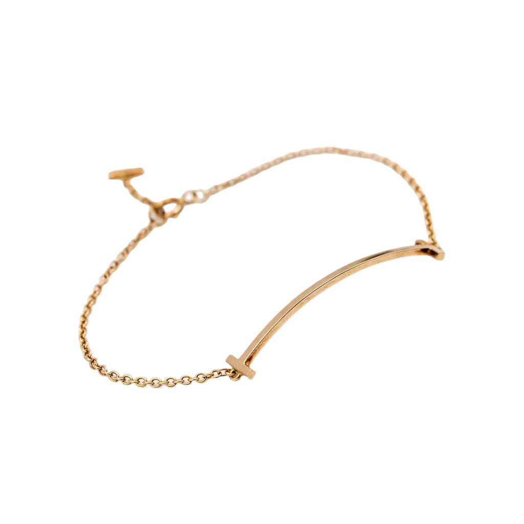 Bracelet TIFFANY & CO. Tiffany t en or jaune - Castafiore