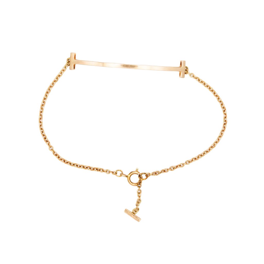 Bracelet TIFFANY & CO. Tiffany t en or jaune - Castafiore