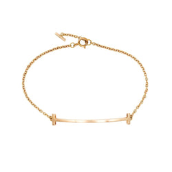 Bracelet TIFFANY & CO. Tiffany t en or jaune - Castafiore