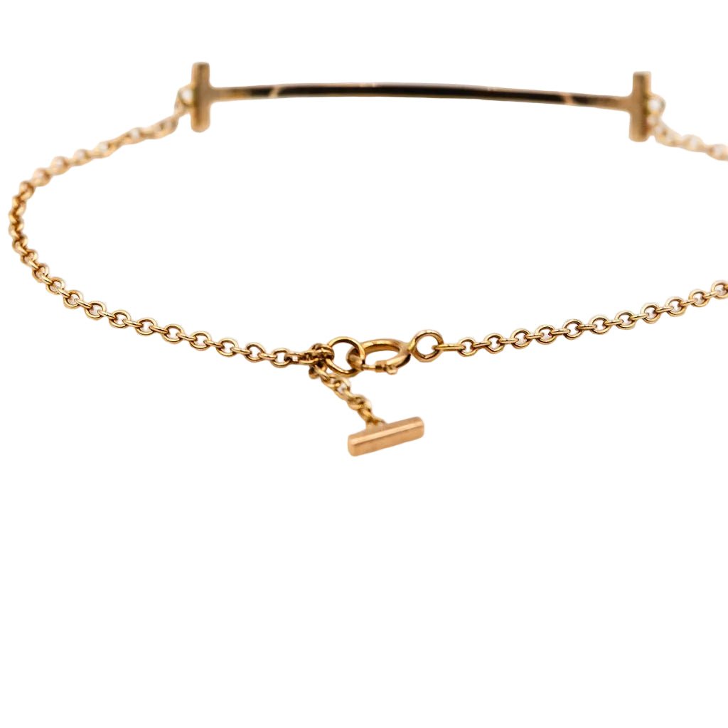 Bracelet TIFFANY & CO. Tiffany t en or jaune - Castafiore