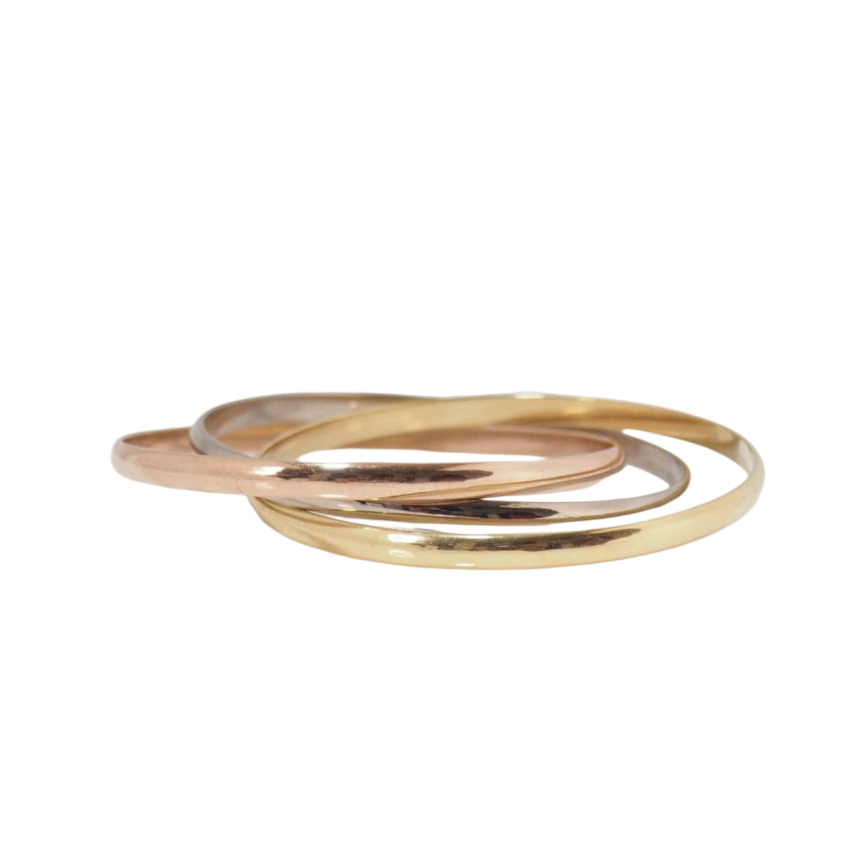 Bracelet Trinity de Cartier d'occasion trois ors - Castafiore
