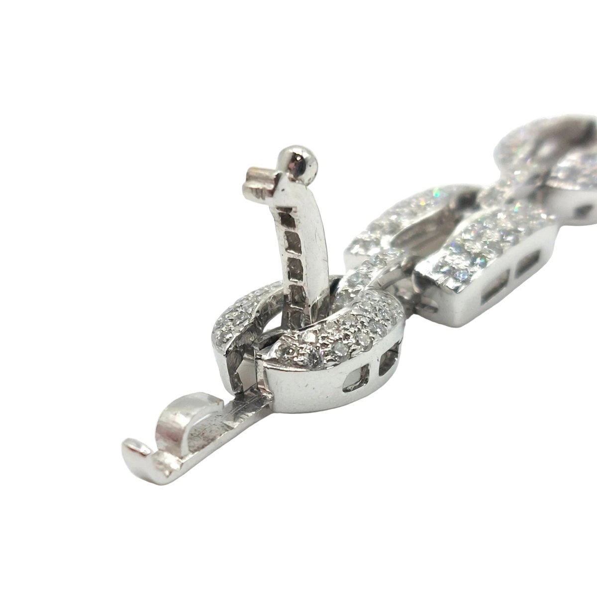 Bracelet Tutti Frutti en or blanc, or jaune, émeraude, rubis, saphirs et diamants - Castafiore
