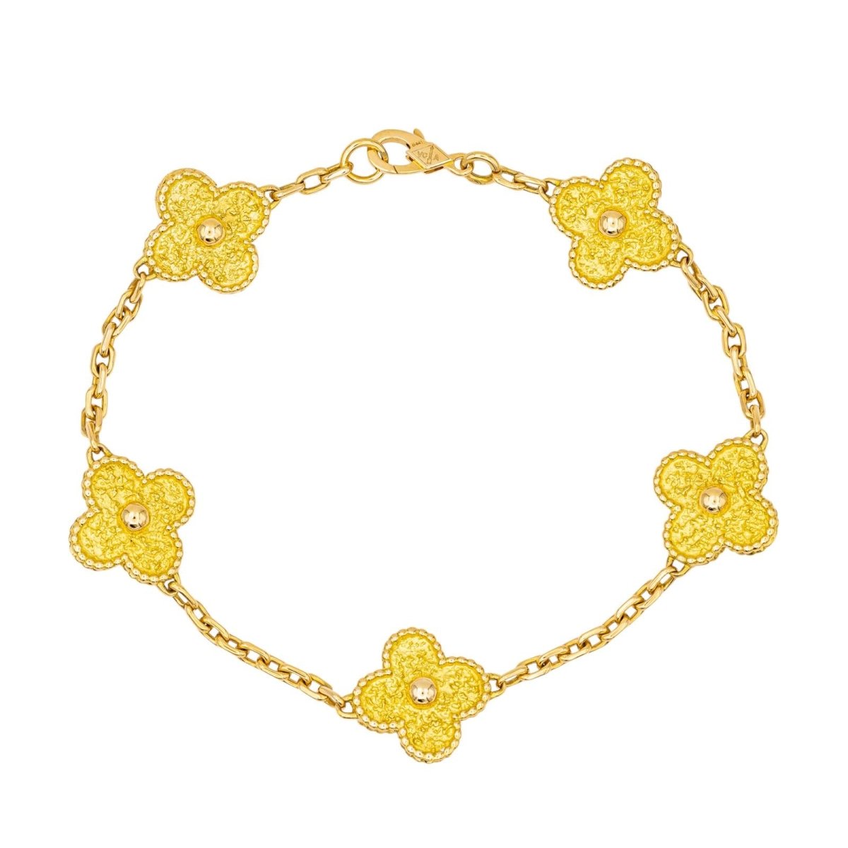 Bracelet Van Cleef & Arpels Bracelet Alhambra en or jaune - Castafiore