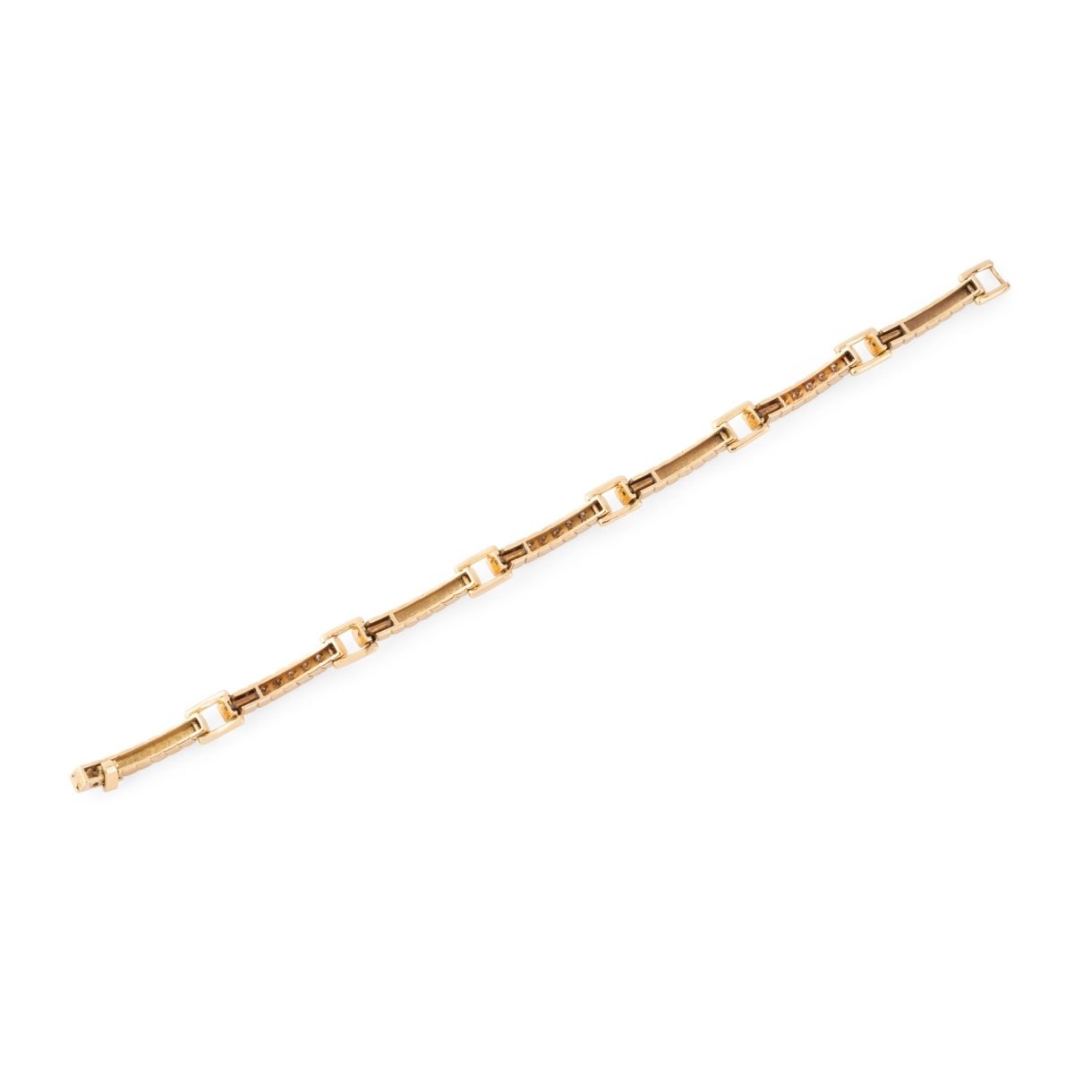 Bracelet VAN CLEEF & ARPELS en or jaune et diamants - Castafiore