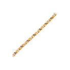 Bracelet VAN CLEEF & ARPELS en or jaune, saphirs et diamants - Castafiore