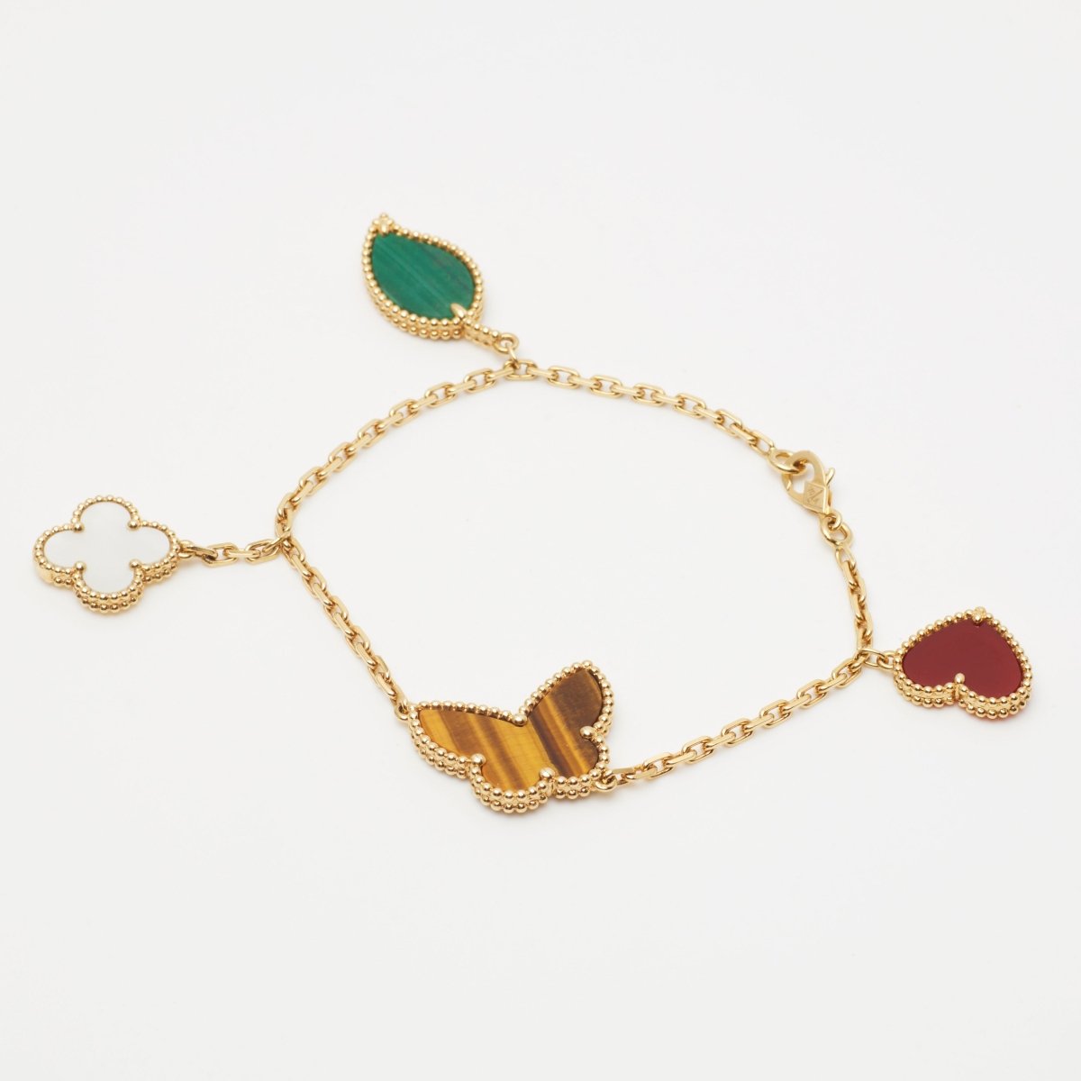 Bracelet Van Cleef & Arpels Lucky Alhambra 4 motifs en or jaune - Castafiore