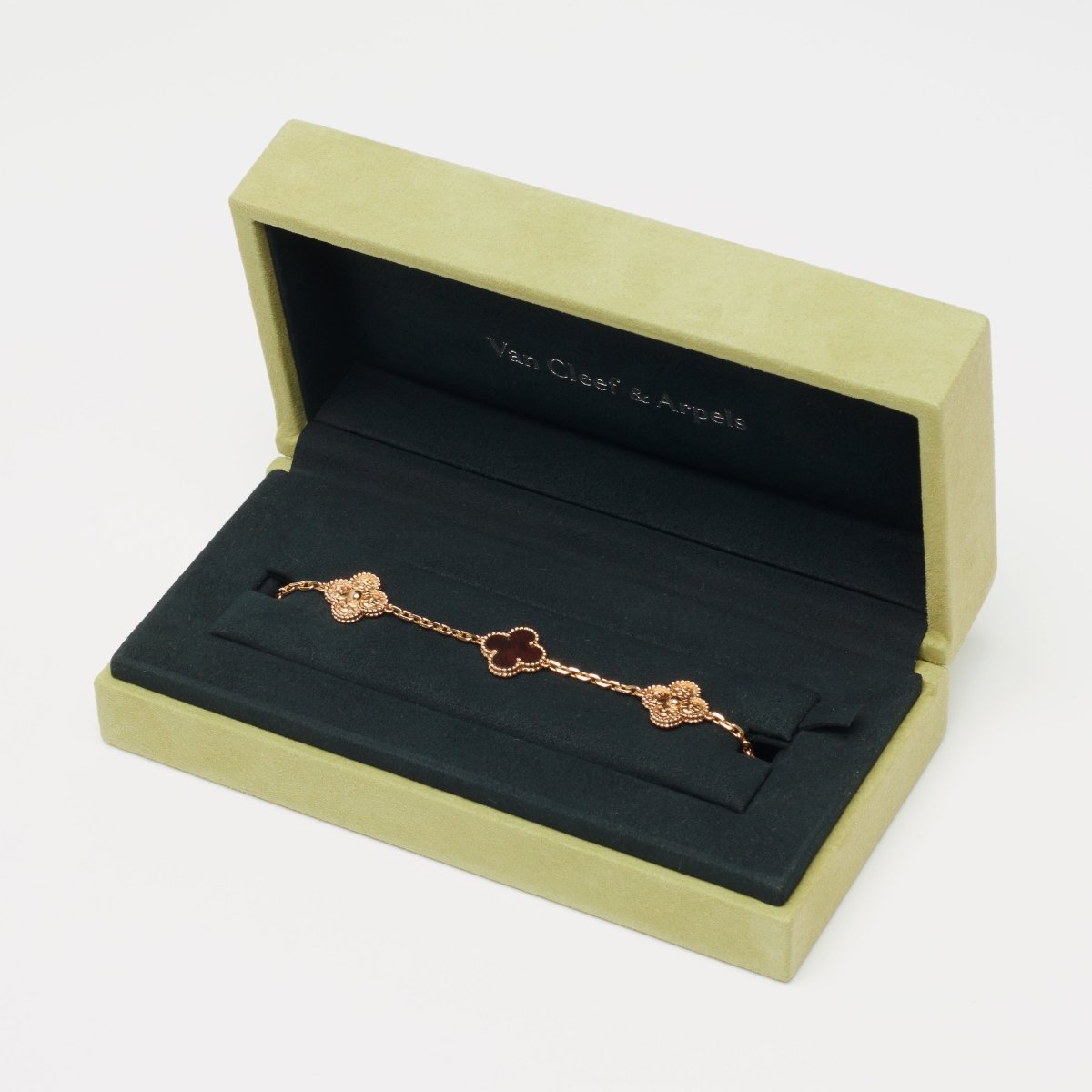 Bracelet Vintage Alhambra 5 motifs Bois d'amourette Letterwood LIMITED EDITION - Castafiore