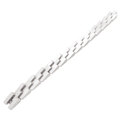 Bracelet Vintage BOUCHERON, "Crémaillère", platine et diamants - Castafiore