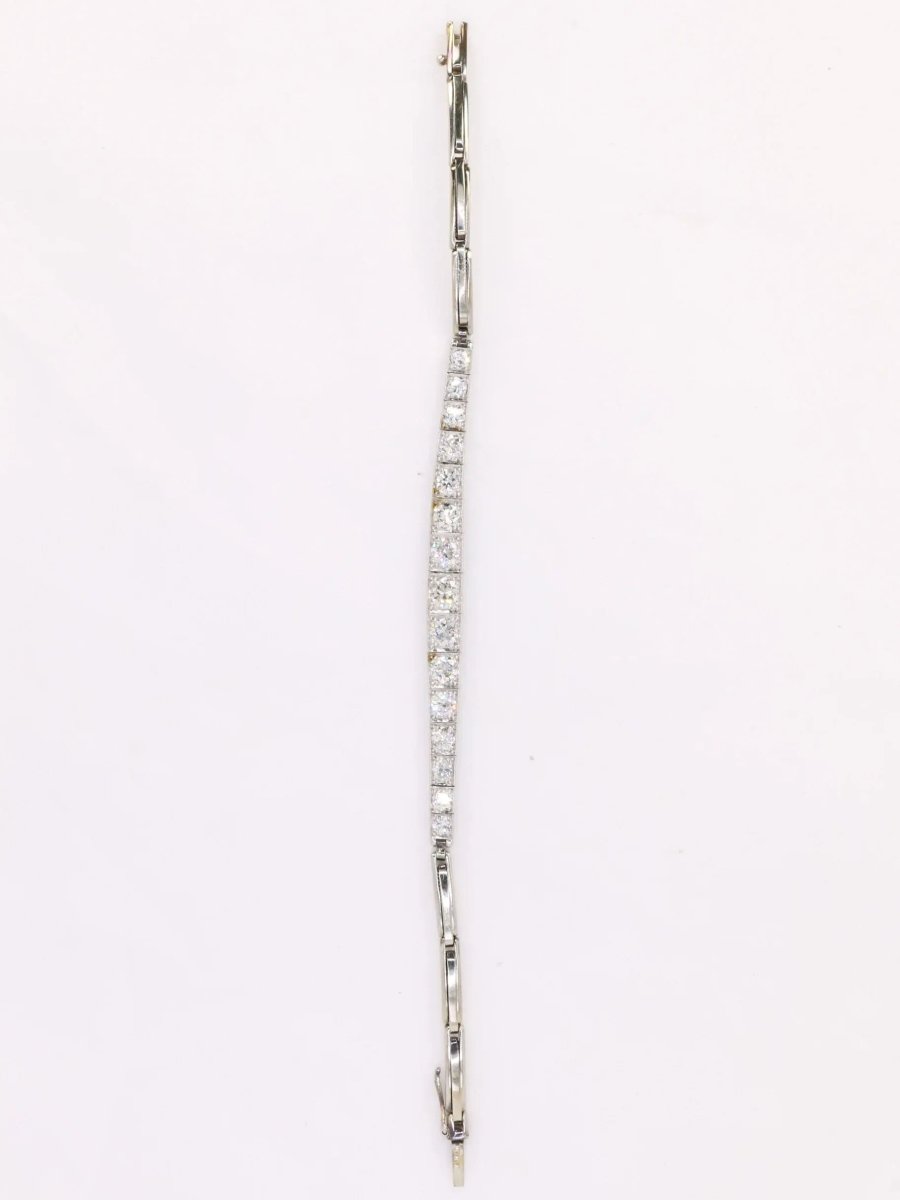 Bracelet vintage chute de diamants 2,5 ct - Castafiore