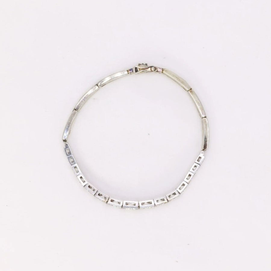 Bracelet vintage chute de diamants 2,5 ct - Castafiore