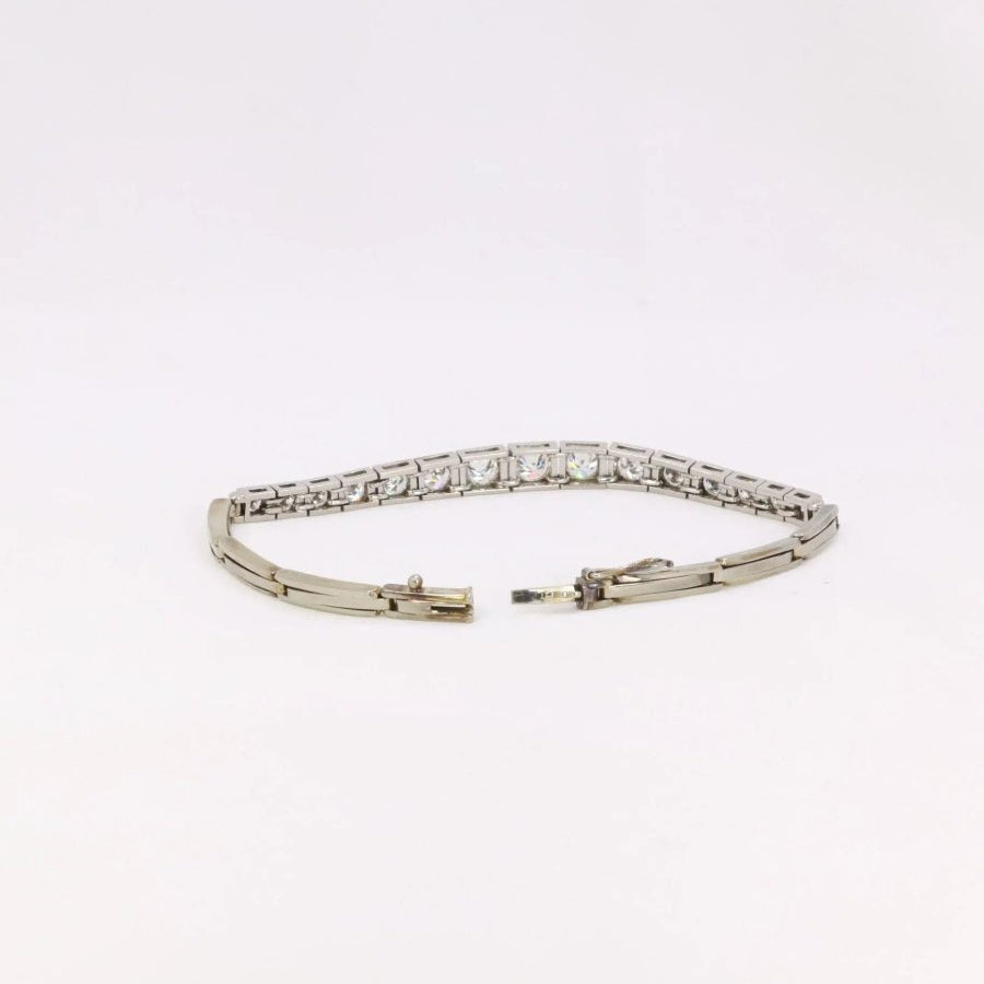 Bracelet vintage chute de diamants 2,5 ct - Castafiore