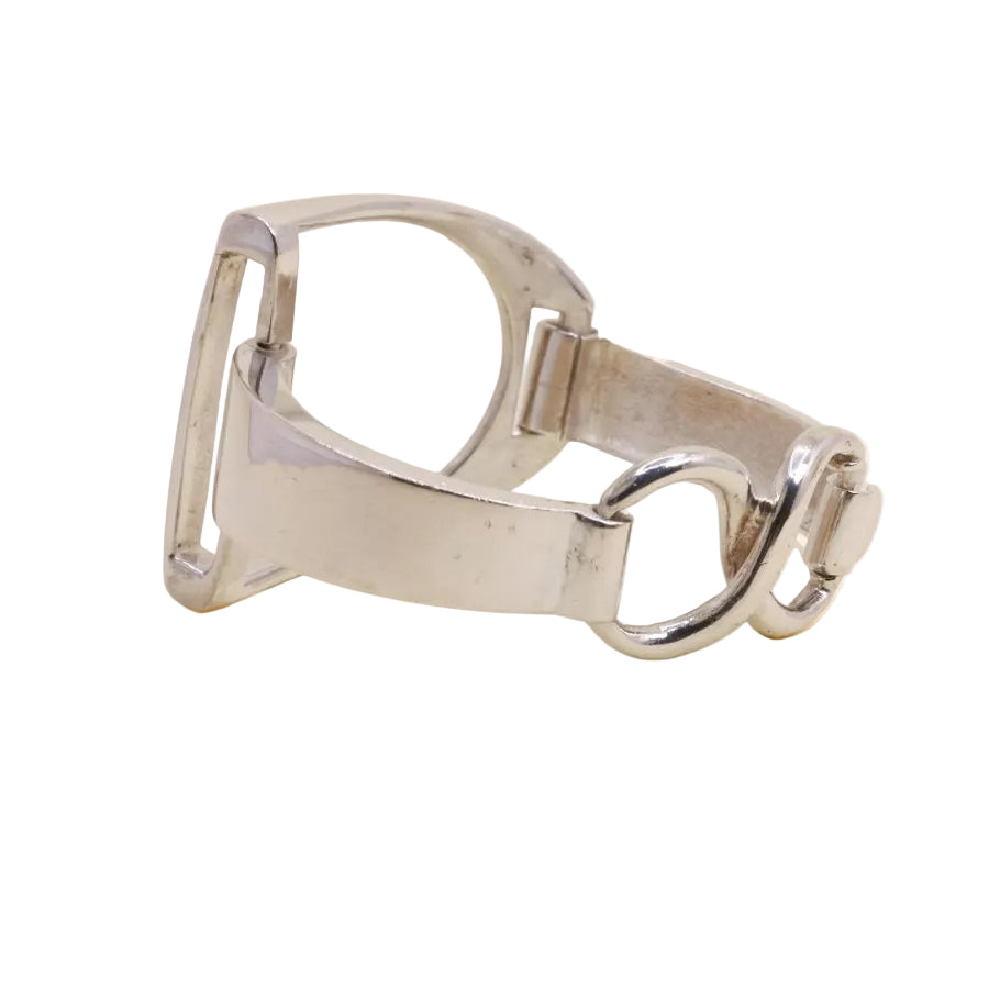Bracelet vintage étrier en argent - Castafiore