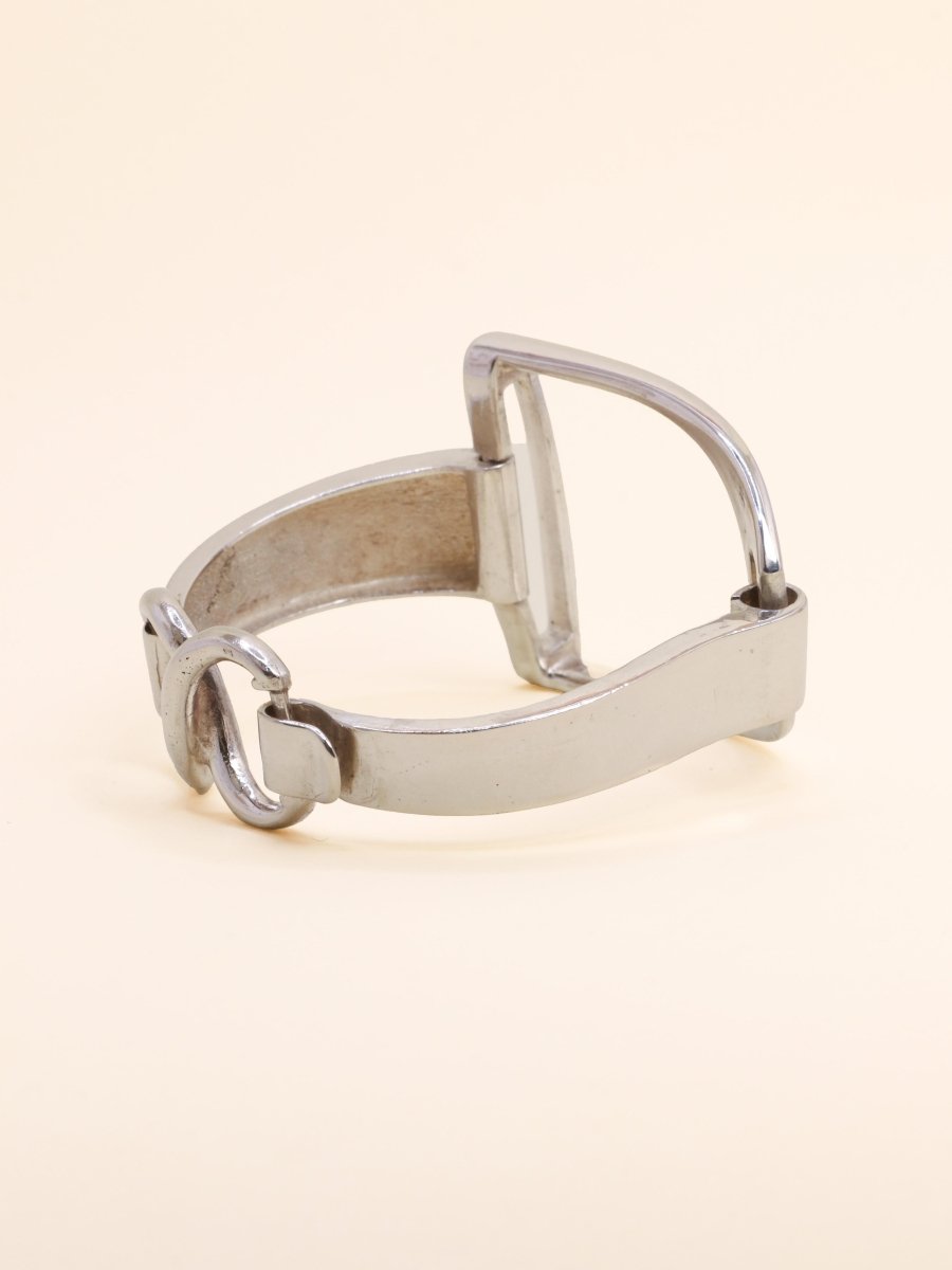 Bracelet vintage étrier en argent - Castafiore