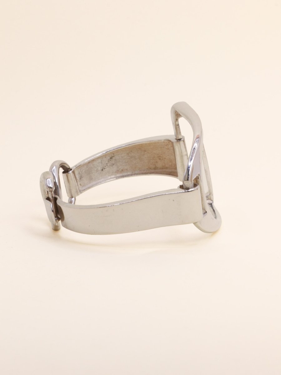 Bracelet vintage étrier en argent - Castafiore