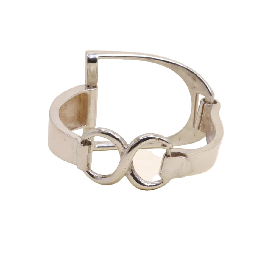 Bracelet vintage étrier en argent - Castafiore