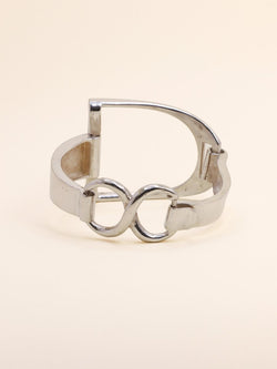 Bracelet vintage étrier en argent - Castafiore