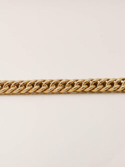 Bracelet vintage maille américaine or jaune - Castafiore