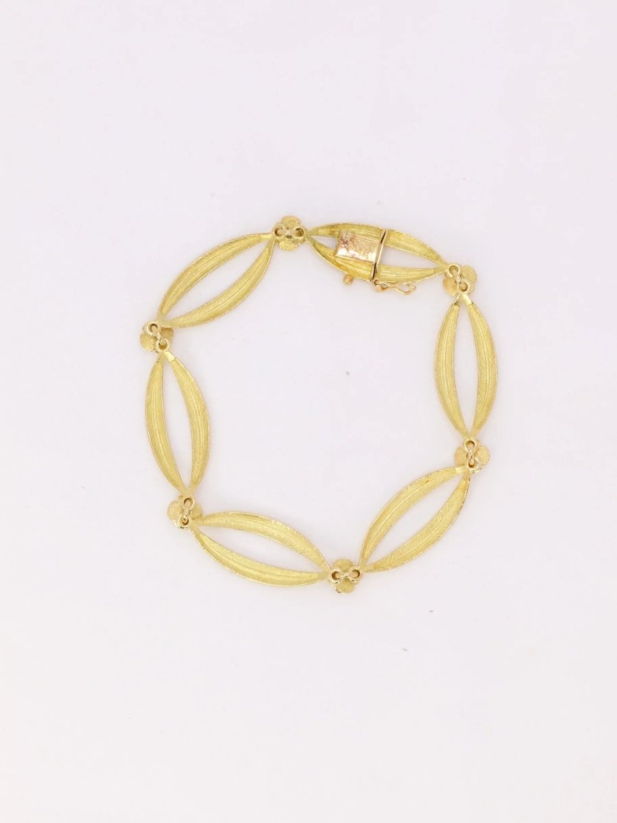 Bracelet vintage or jaune saphir - Castafiore