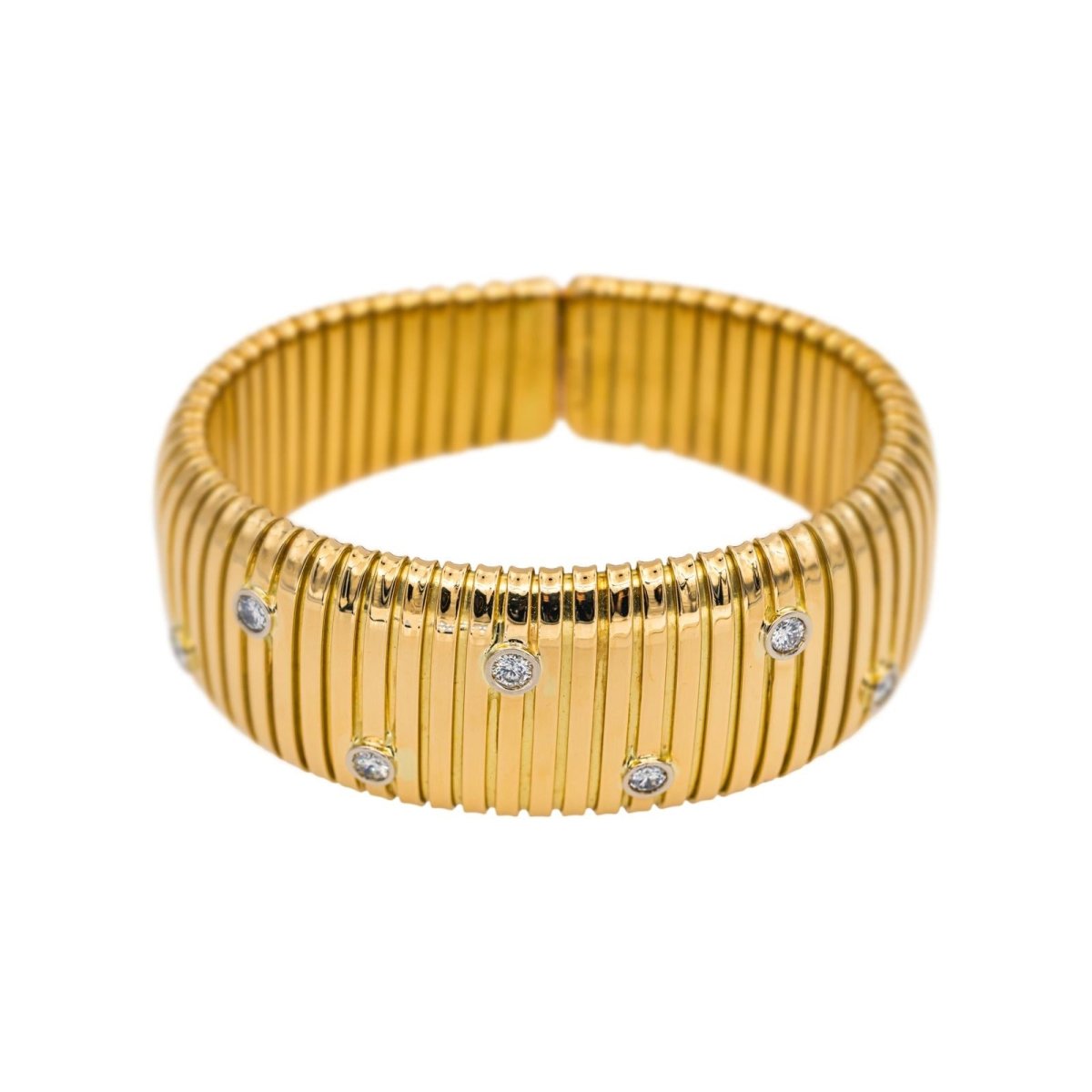 Bracelet WEINGRILL en or jaune et diamant - Castafiore
