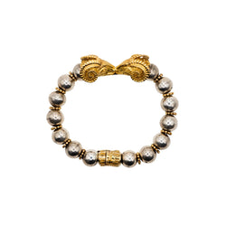 Bracelet ZOLOTAS en or jaune et argent - Castafiore