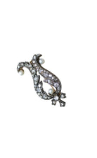 Broche ancienne diamants et perles - Castafiore