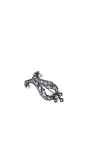 Broche ancienne diamants et perles - Castafiore