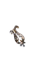 Broche ancienne diamants et perles - Castafiore