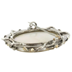 Broche ANCIENNE Souvenir en argent et or jaune - Castafiore