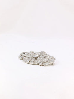 Broche Art Deco diamants 7 ct - Castafiore