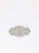 Broche Art Deco en Or blanc et diamants - Castafiore