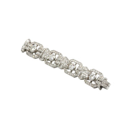 Broche Barette en or blanc, platine et diamants - Castafiore