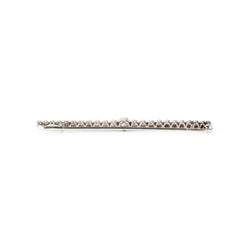 Broche Barette HENRI VEVER en platine et diamants - Castafiore