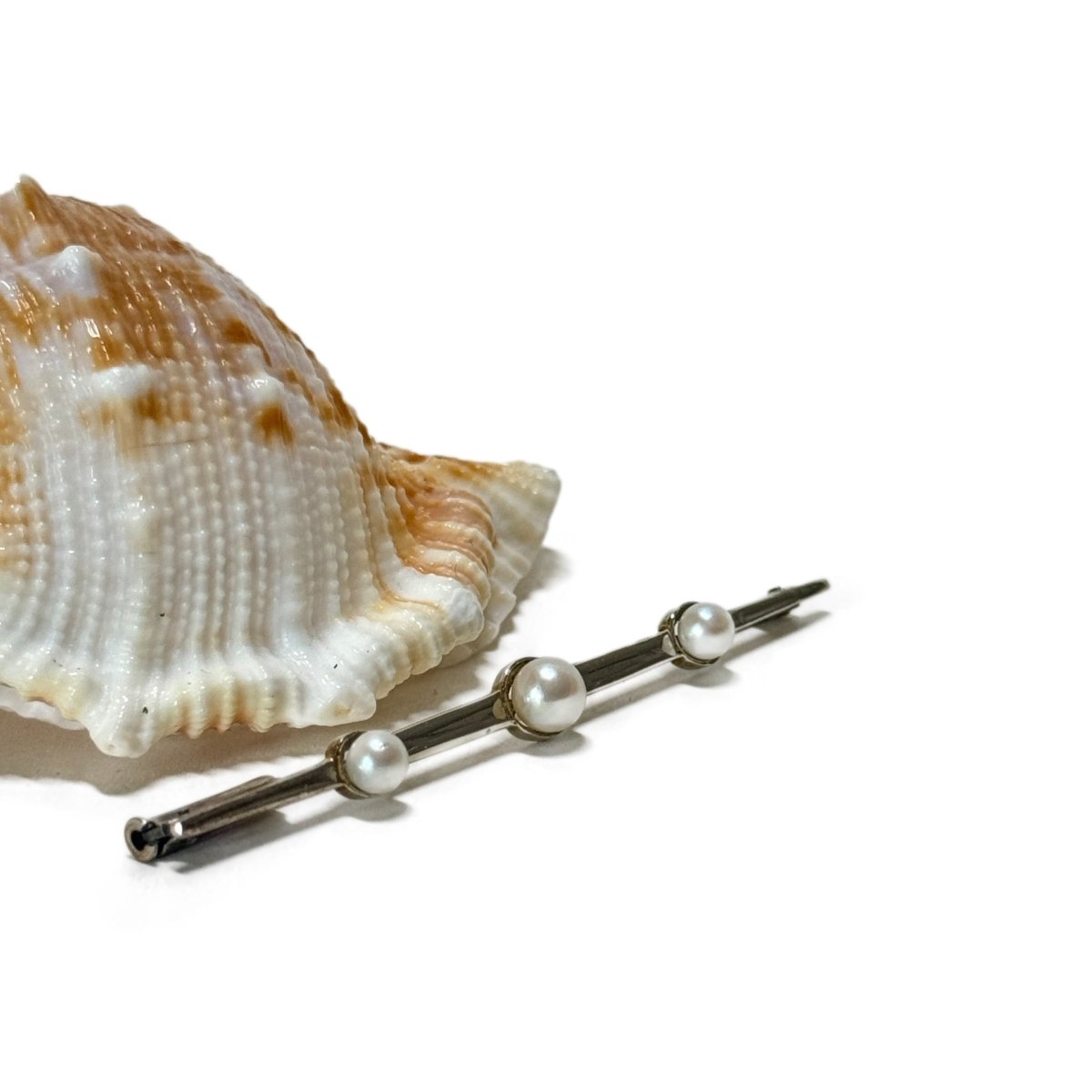 Broche barrette aux perles - Castafiore