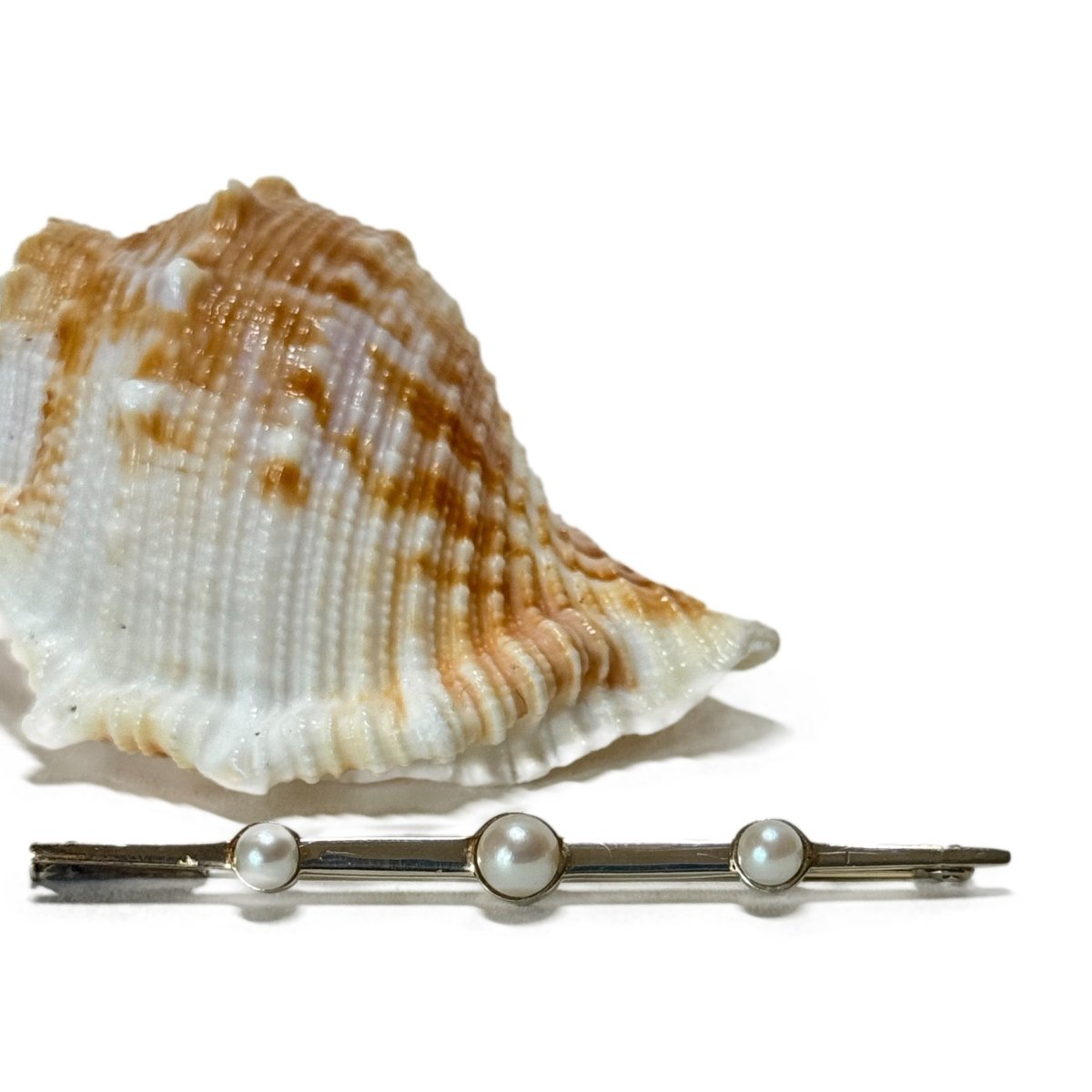 Broche barrette aux perles - Castafiore